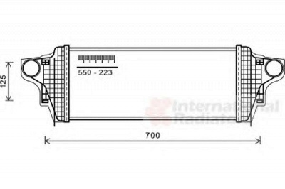 VAN WEZEL 30004551 -  Интеркулер